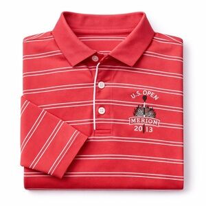 Cutter & Buck Merion U.S. Open 2013 XL –Classic Striped Performance Golf Shirt